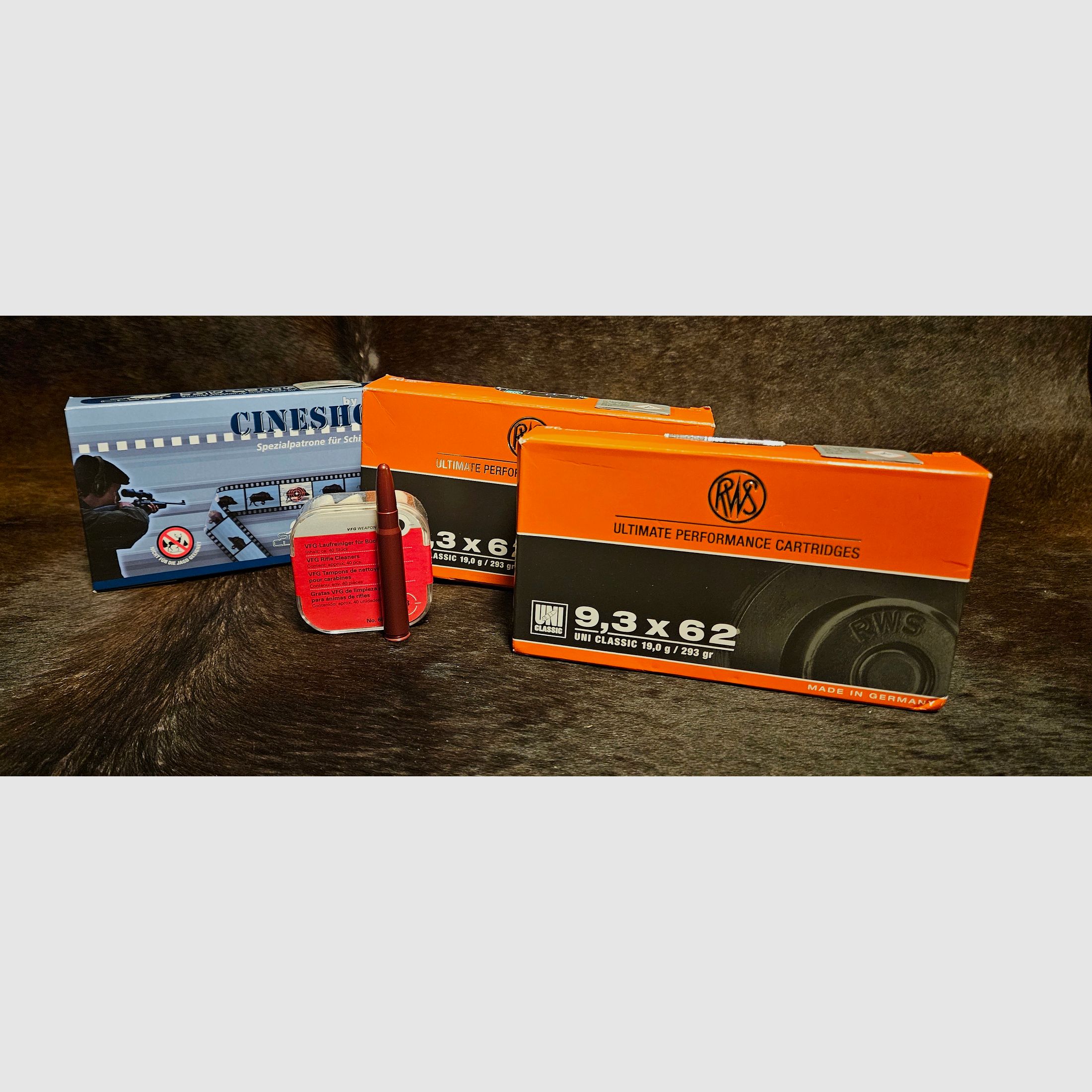 Munitionspaket RWS 9,3 x 62 Uni Classic 19g