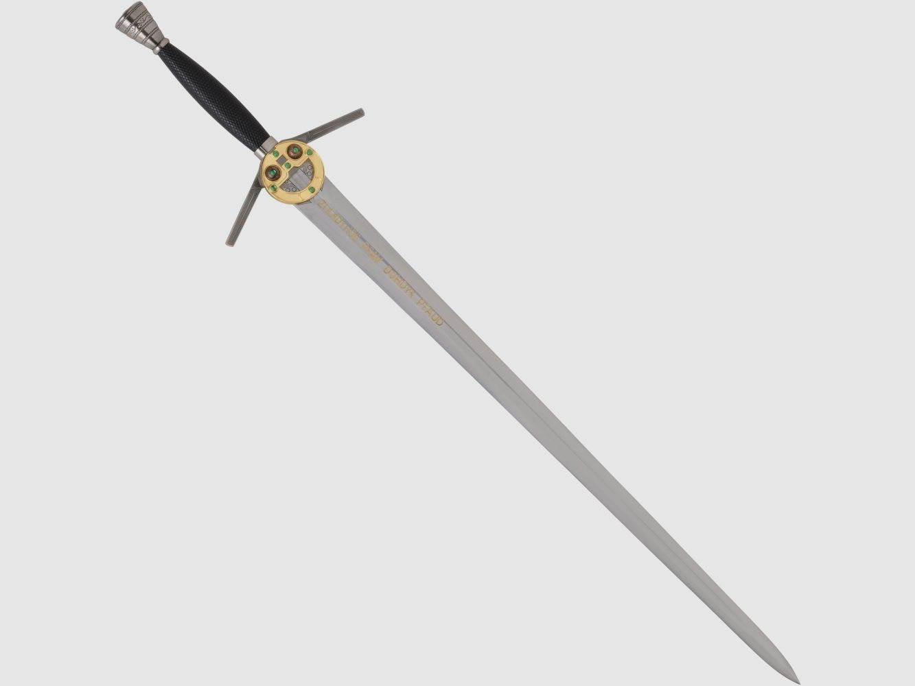 Épée à deux mains Witcher aiguisée en acier au carbone 1060