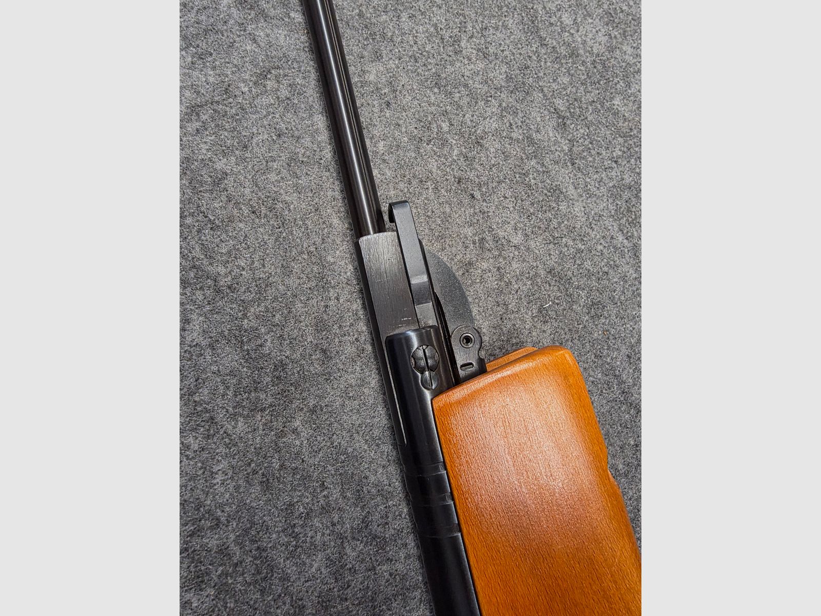 ¡Como comprado ayer en la tienda! Haenel 303 - 8 Super con disparador fino, diopter, cañón plegable, carabina de aire comprimido Kirmes 4.5mm.