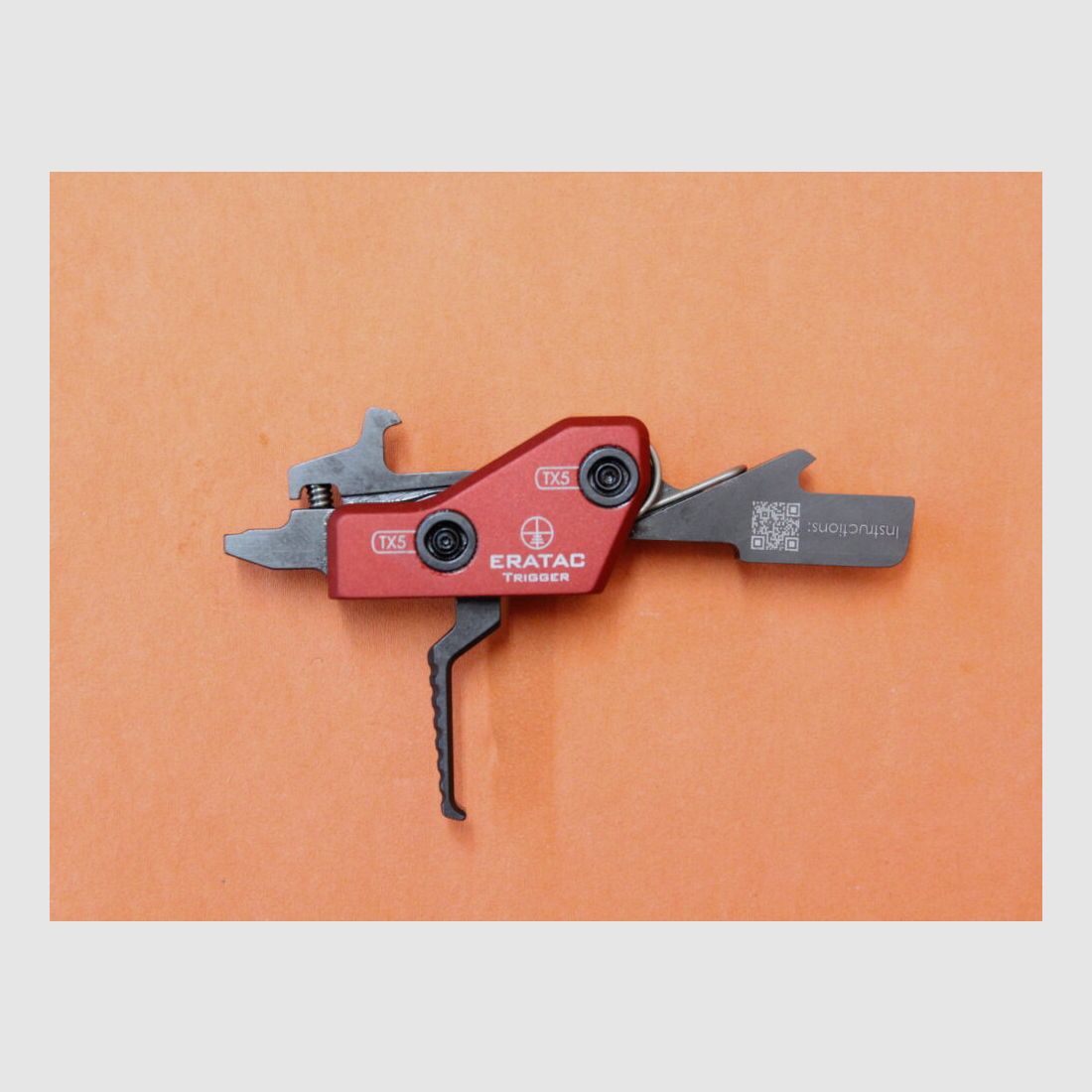 ERATAC AR-15 Umschaltbarer Sportabzug ERATAC Trigger Straight (T0560-0102) Single Stage (10/ 15 N)