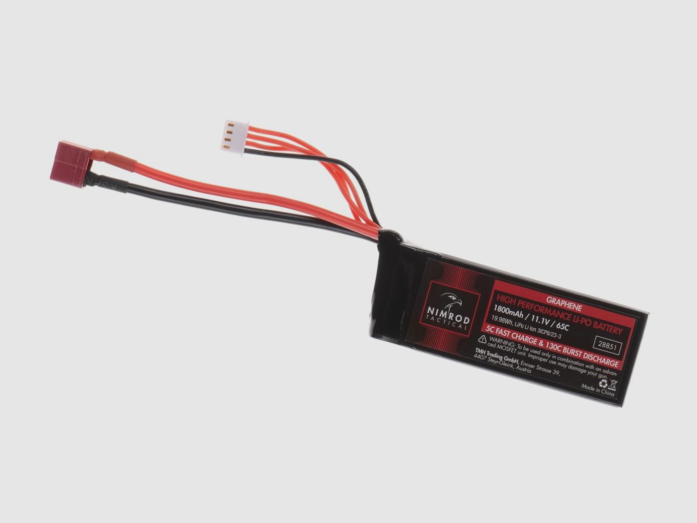 Lipo 11.1V 1800mAh 65C Graphene T-Plug | Nimrod