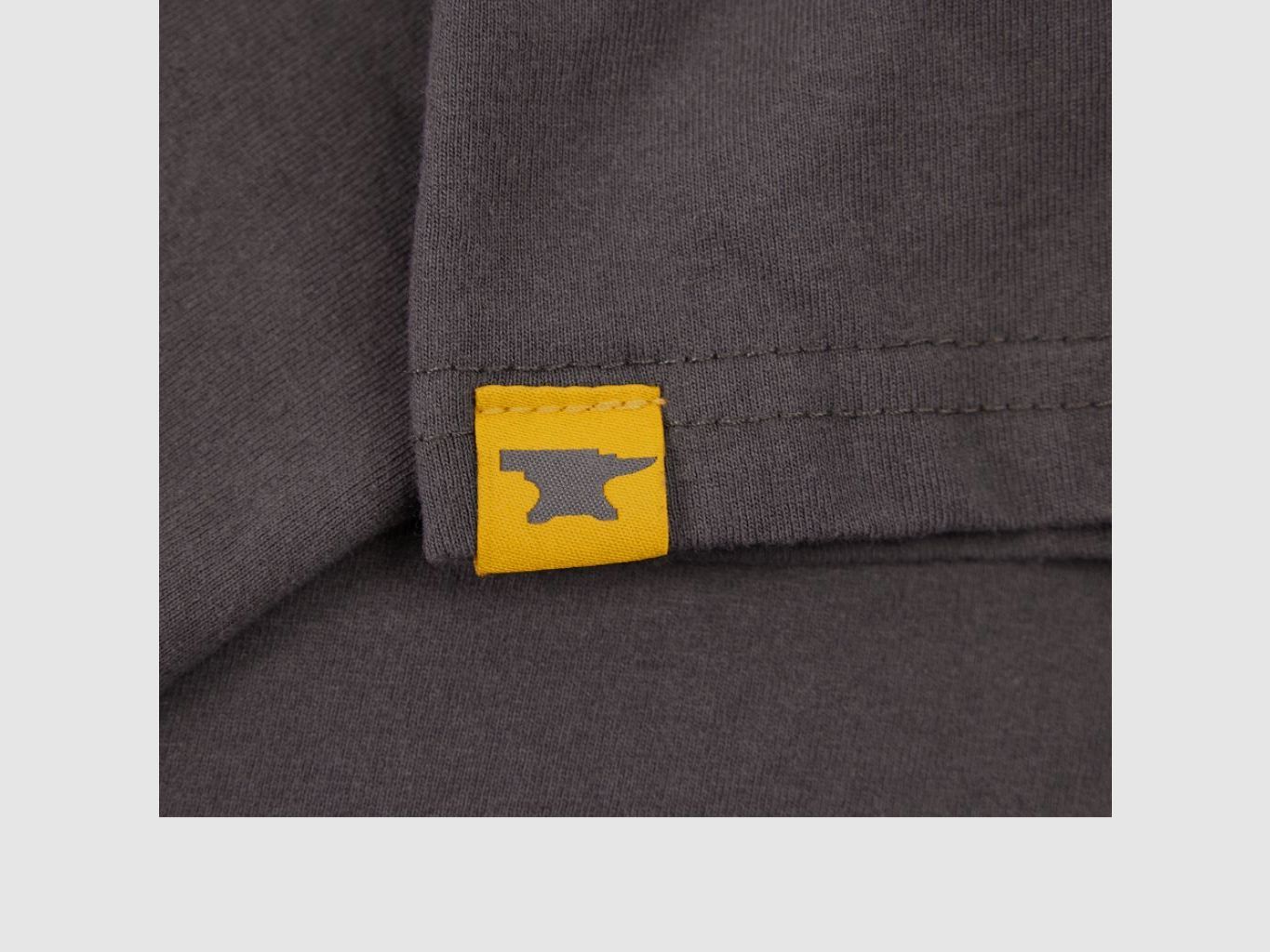 Buck T-Shirt in Anthrazit mit Logo, Bild 3 von 4