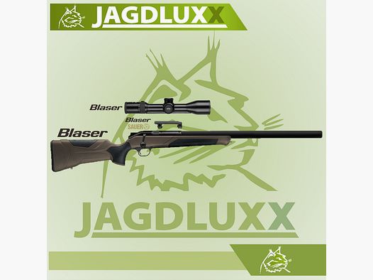 Blaser R8 Professional 2.0 Silence dark-olive in a set with Blaser B2 2-12x50 iC S