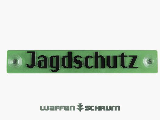 Fritzmann Hinweisschild - Jagdschutz