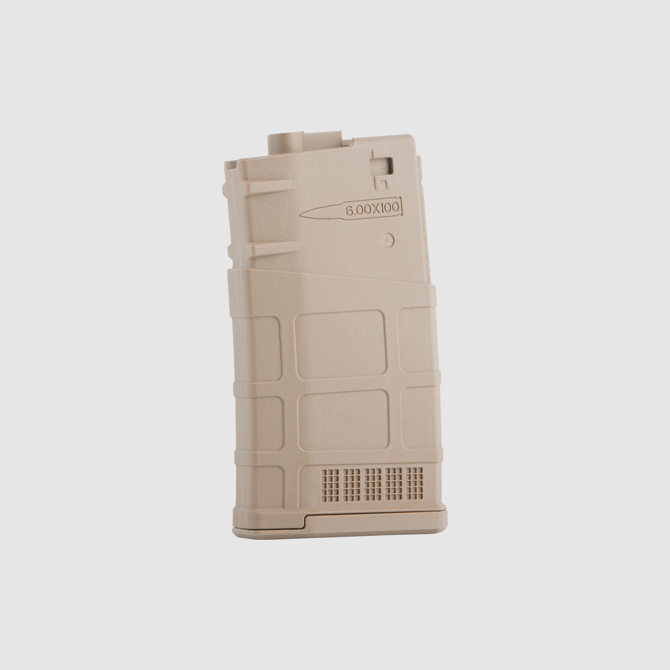 Ares High Cap AR-308 Magazin 130 Schuss 6mm dark earth - Airsoft AEG / S-AEG