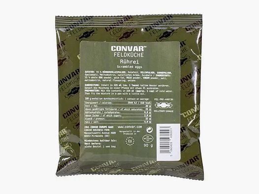 Convar-7 cuisine de campagne œufs brouillés