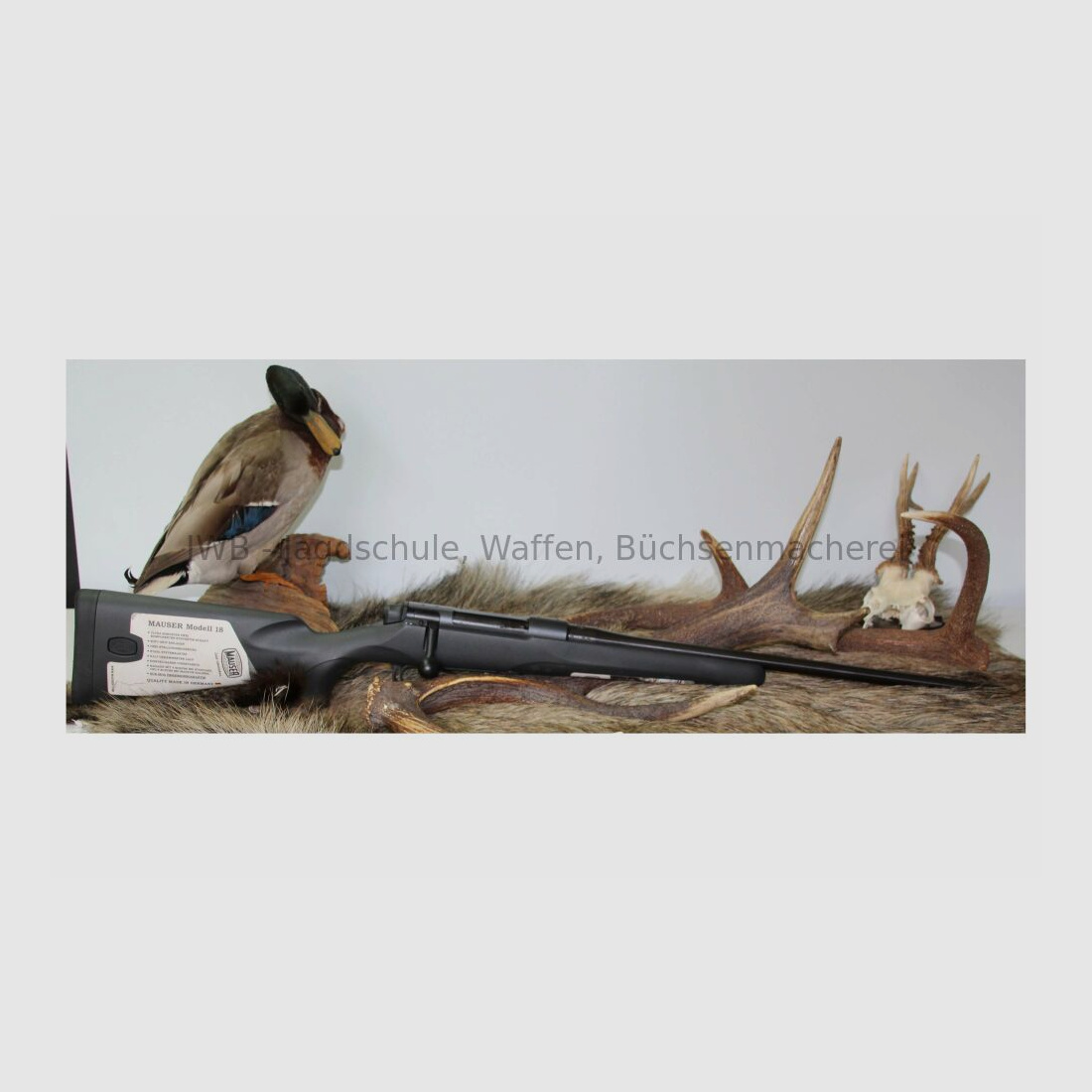 Mauser M18 Vorführwaffe ungeschossen und unmontiert mit Mündungsgewinde .30-06Spring