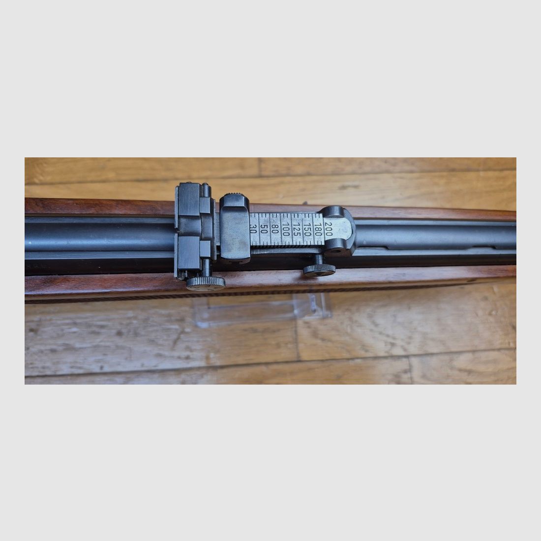 Bellissimo fucile da competizione Mauser ES350 B – III Reich – Modello Meisterschaftsbüchse – 22LR – Arma per principianti 1936 – Numero di serie mono – Canne Premium – Un scheggiatura all'estremità del calcio ma in ottime condizioni generali, quasi nuovo – TBE, immagine 21 di 35