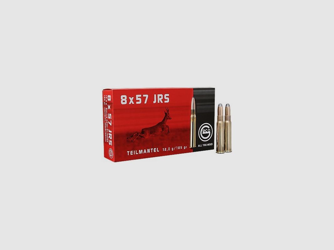 Geco 8x57 IRS Teilmantel 12.0 g 185 gr