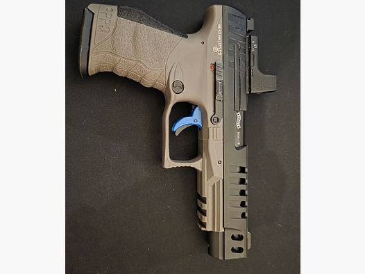 Venta de emergencia Walther Q5 Match 5" Combo Set - Pistola de CO2 Blowback de 4,5 mm Diabolo