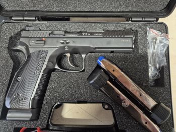CZ Shadow 2 Optics Ready 9mm Luger, BLACK mit Barrel Bushing