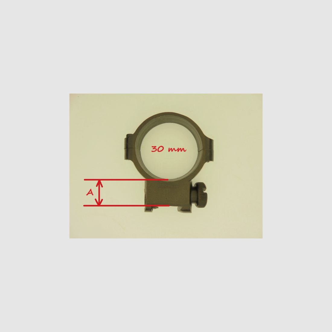 MONTAGE MEDIUM 30MM HILLVER RUGER RANCH MINI14, Bild 5 von 5