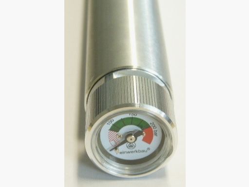 Pressluftbehälter für Feinwerkbau Luftgewehr Standard / silber