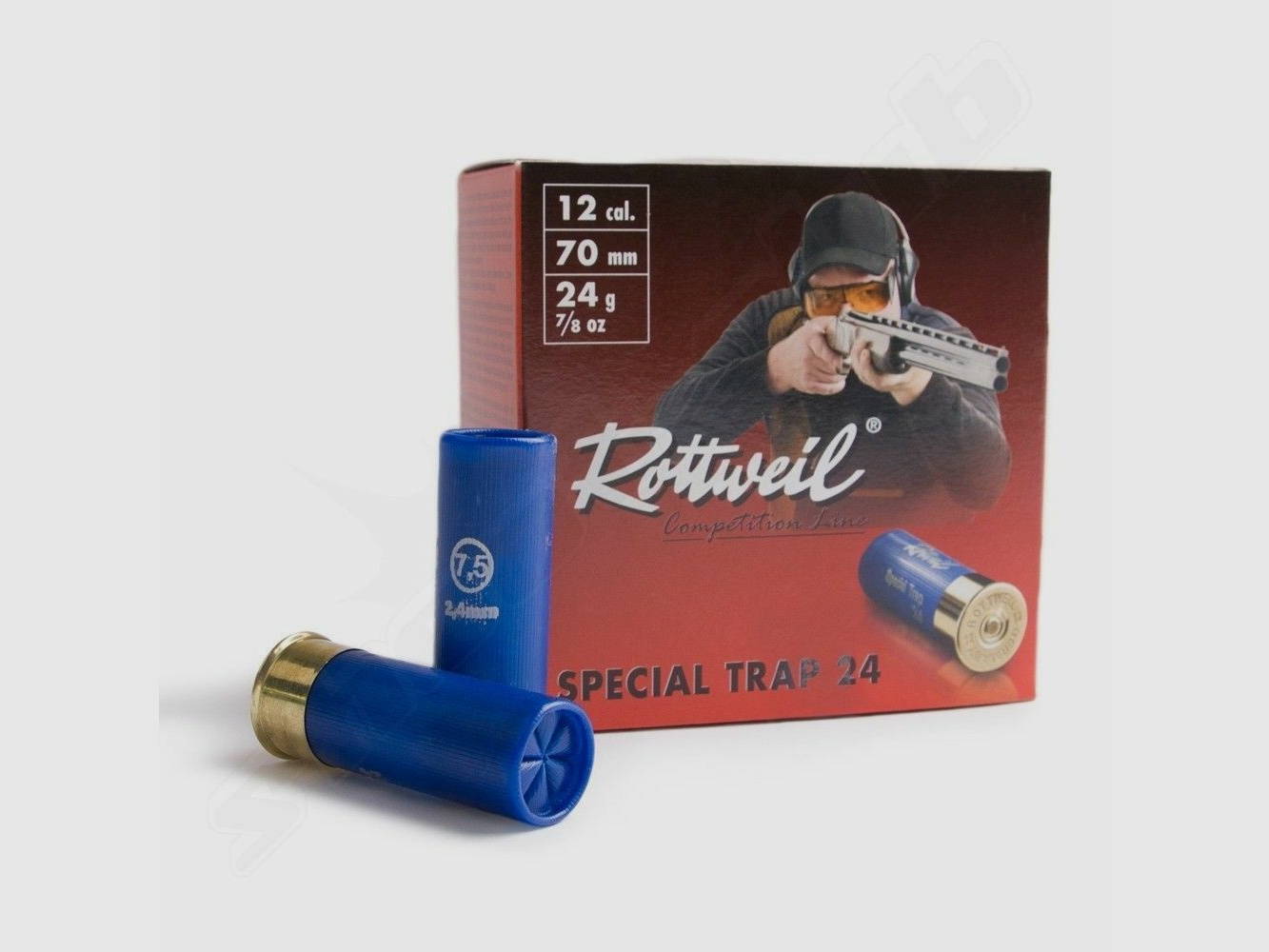 Rottweil Special Trap 24 Bleischrot 12/70 / 24 g / 2,4 mm / 25 Stk