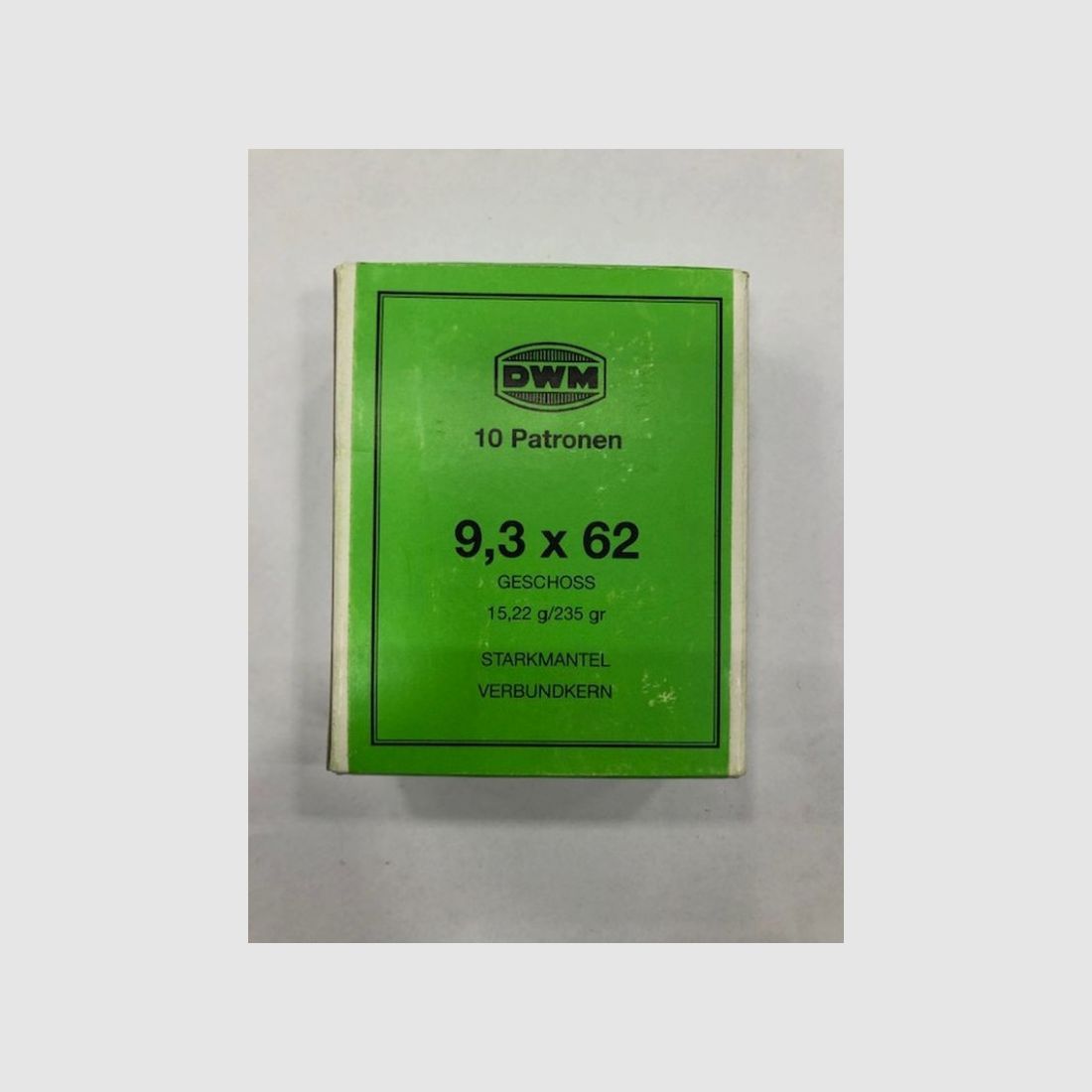 DWM PATRONEN 9,3X62 GR 235, Bild 1 von 2