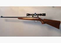 Anschütz single shot .22 long rifle with scope .22lr