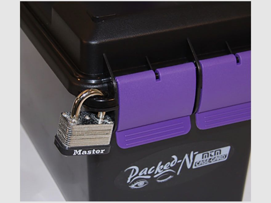 MTM Gun Transport Box HCC-25 purple