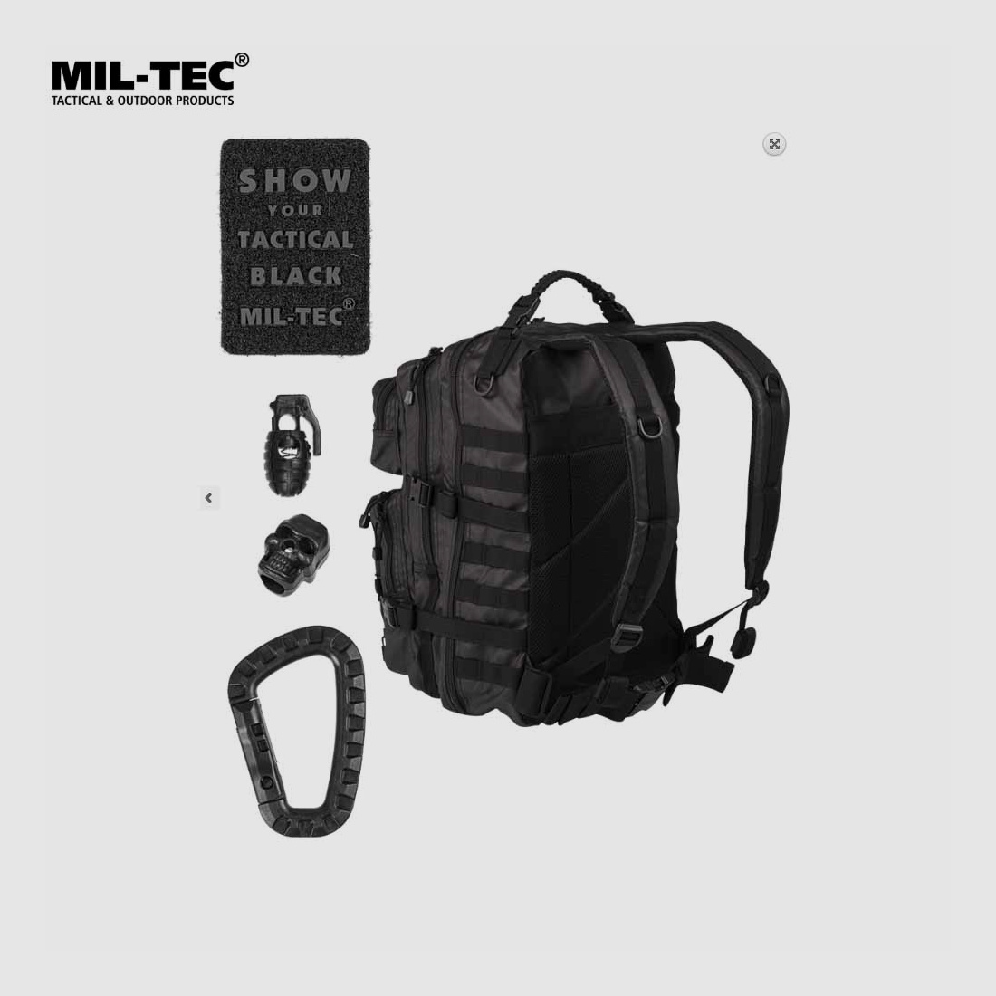 MIL-TEC US ASSAULT PACK LARGE TACTICAL BLACK