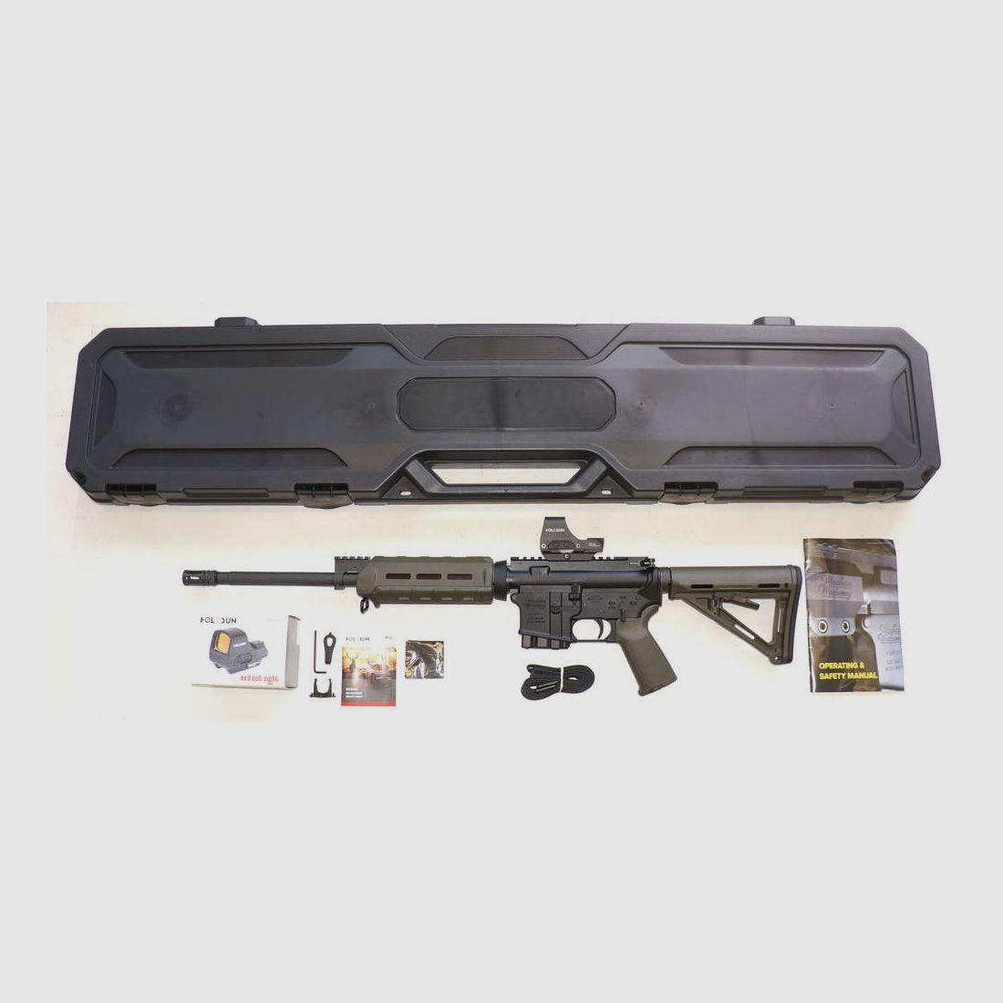 Windham Weaponry AR15 SRC-HBC 16” .223REM COMBAT READY avec optique Holosun, image 2 sur 2