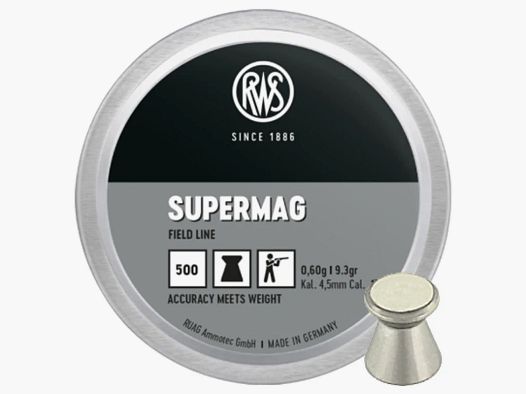 RWS Supermag pellets 4.5 mm 0.6 g 500 pcs