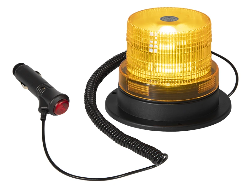 LED-waarschuwingslamp BLOW 12/24V – oranje, magneet, 2,5 m