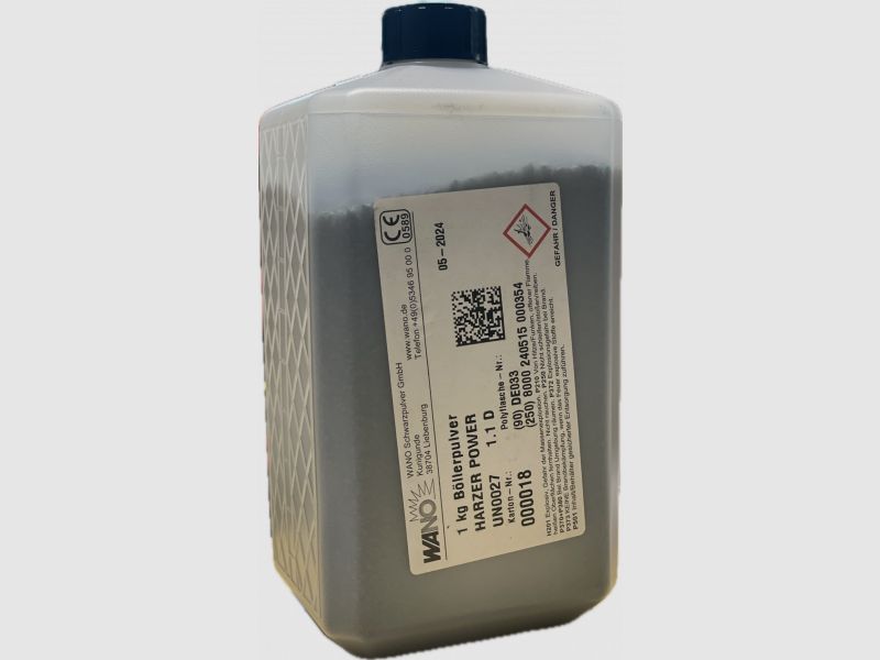 WANO HARZER BÖLLERPULVER - 0,5 - 2,0 MM - 1 KG