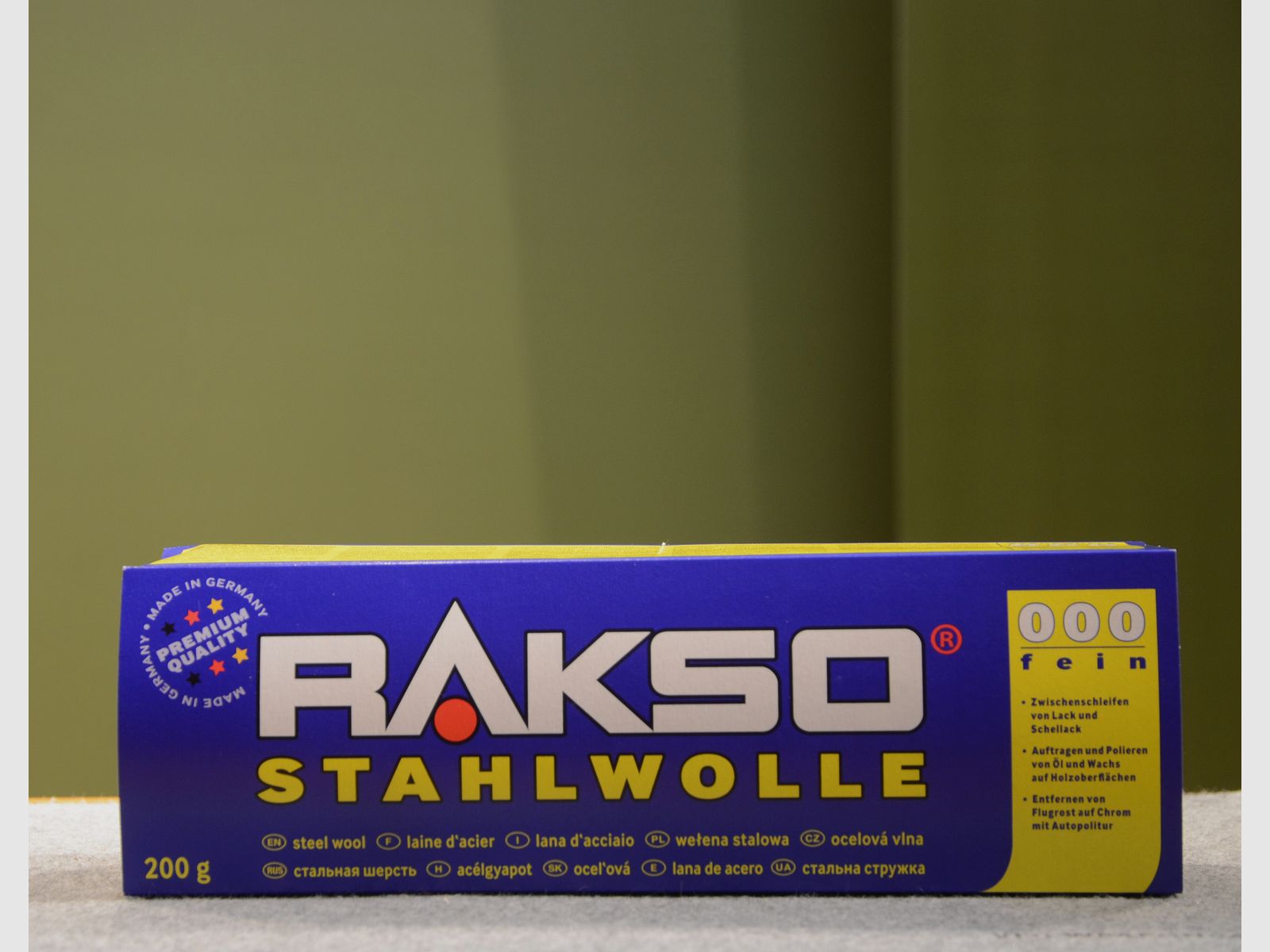 RAKSO Stahlwolle 000