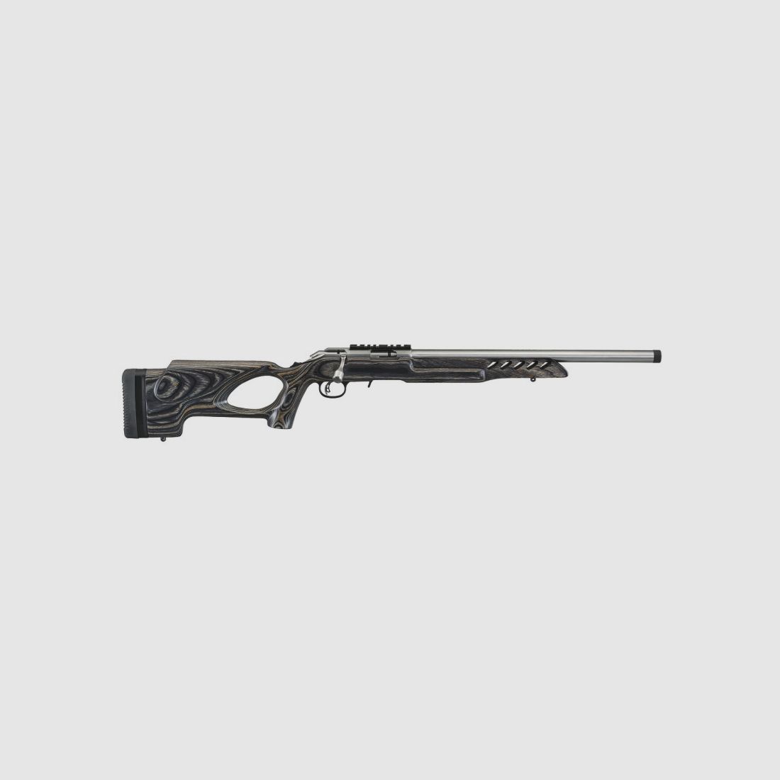RUGER AMERICAN RIMFIRE TARGET REPEITERBÜCHSE Kal. .22LR INOX - LOCHSCHAFT