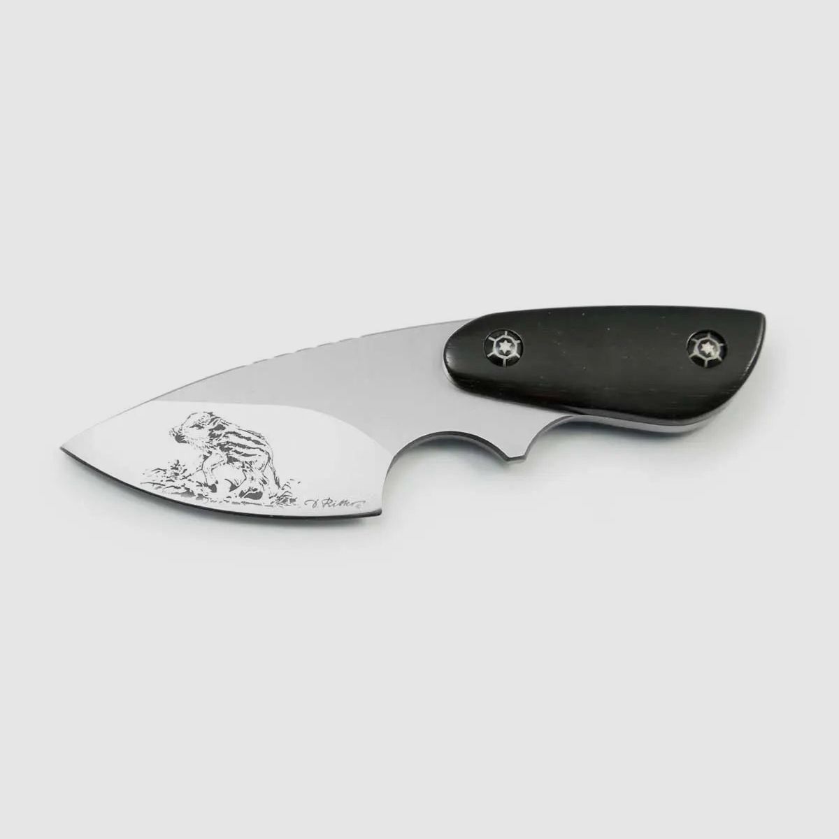 PUMA IP wild boar frischling, Ebenholz, Neck-Knife