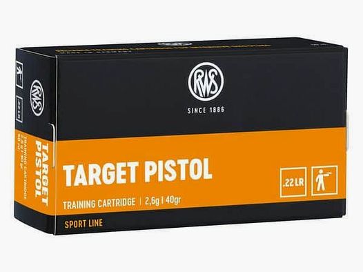 RWS Target Pistol .22 LR 2,6 g / 40 gr (50 pz.)