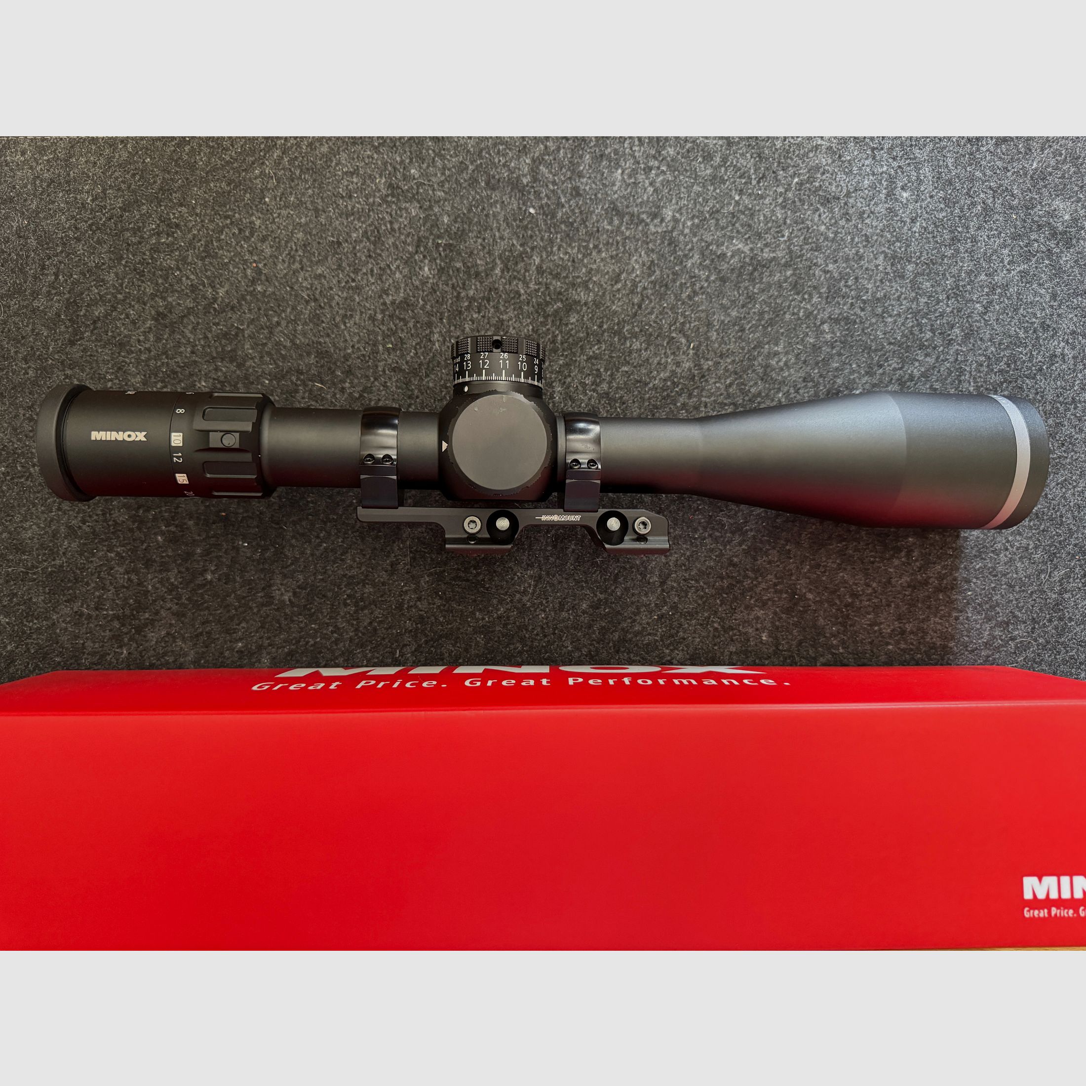 Zielfernrohr Minox LR 5-25x56  mit Montage 