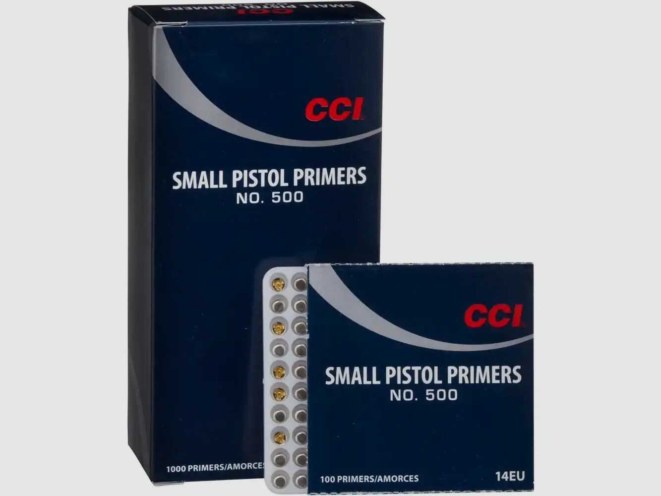 CCI Small Pistol Caps - 1000 pcs