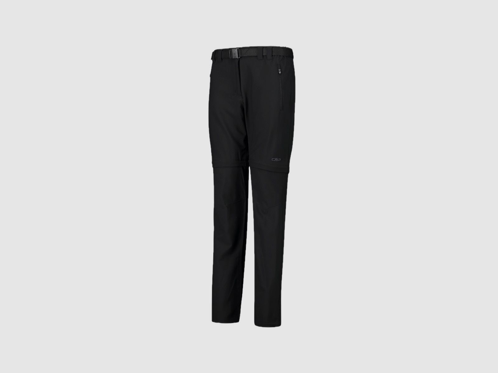 CMP Damen-Zip-Off-Trekkinghose Schwarz
