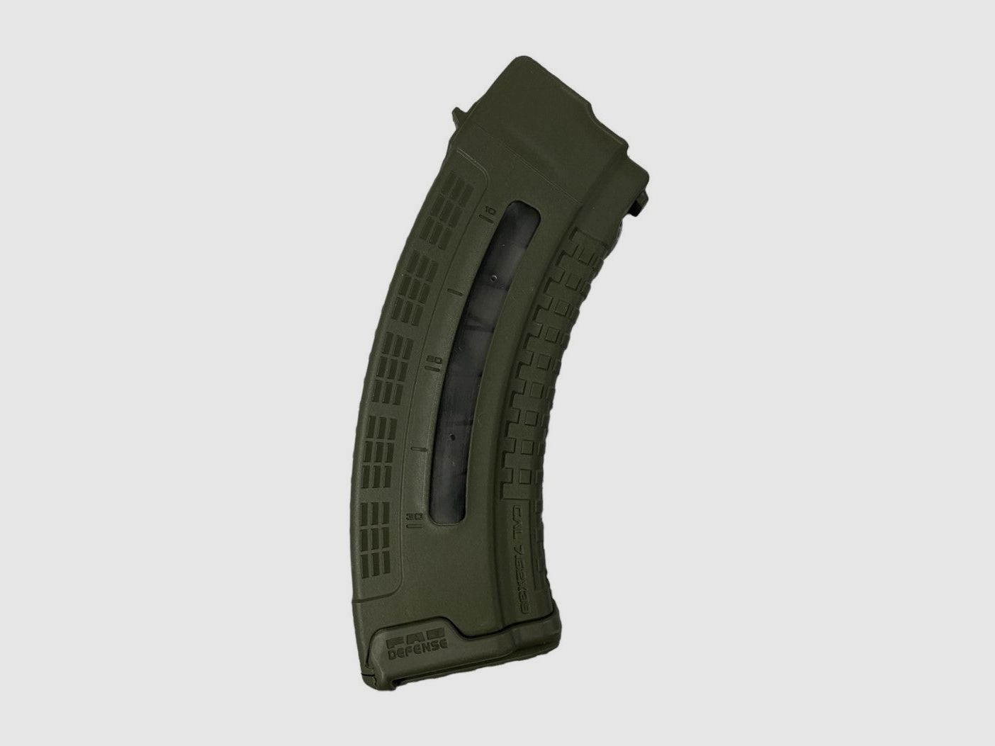 FAB DEFENCE POLYMER MAGAZINE LONG FOR AK47 29 ROUNDS GREEN