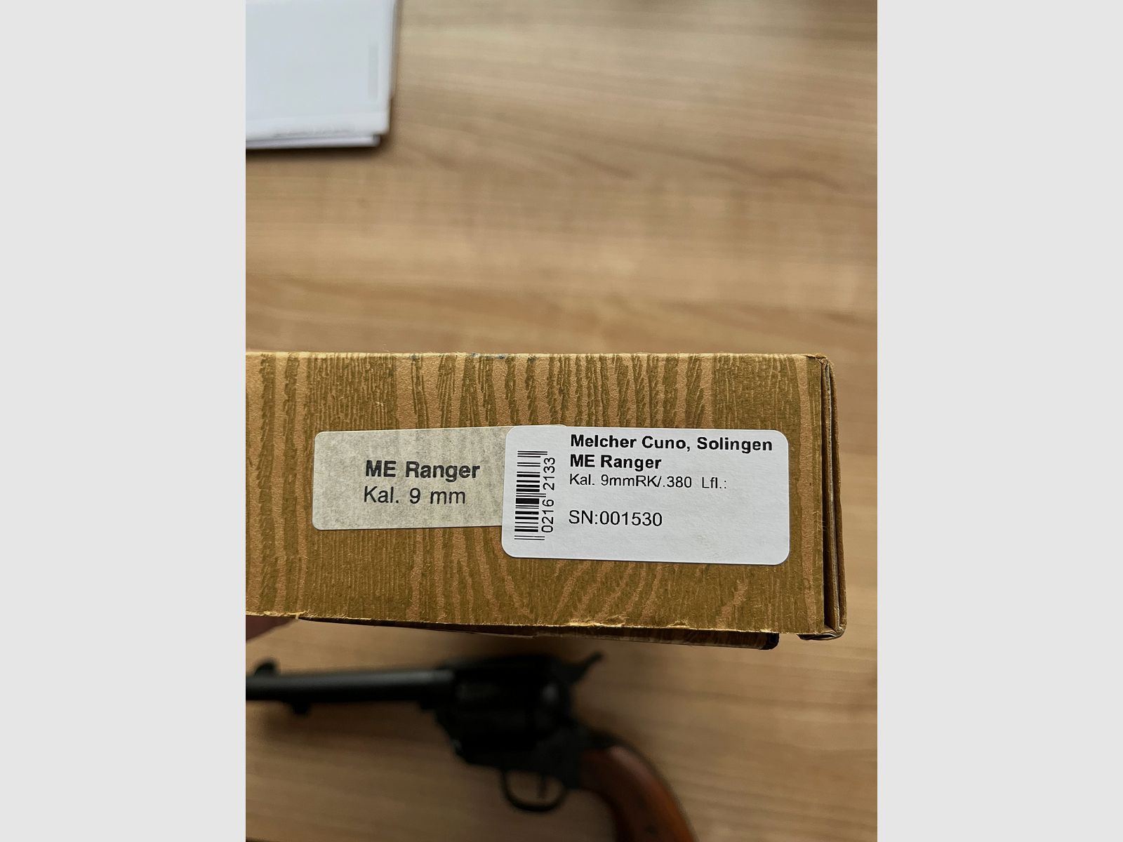 Revolver ME Ranger 9mm blank collector's weapon
