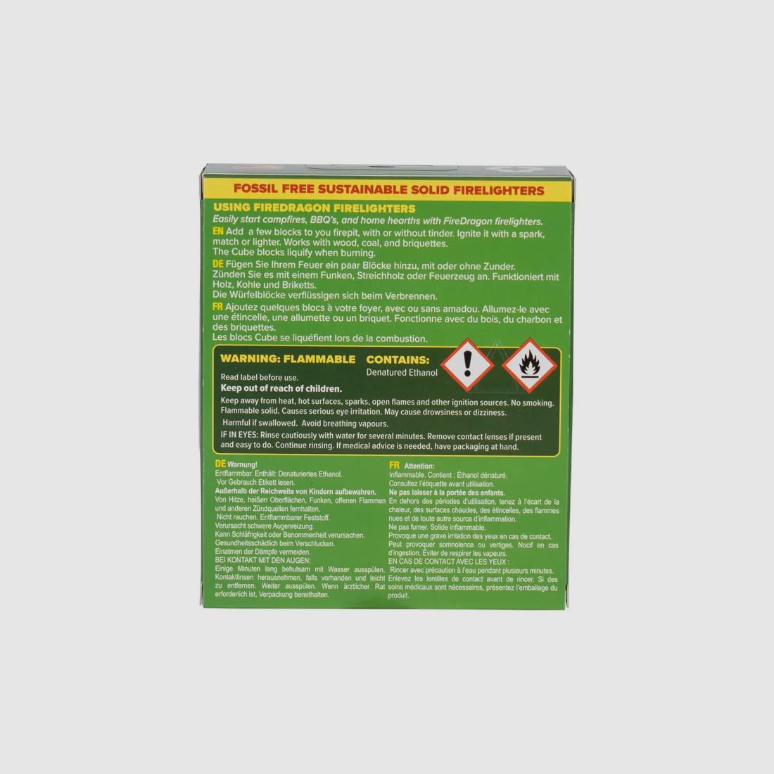 Vuurdraken brandstof CN368 (6 blokken)