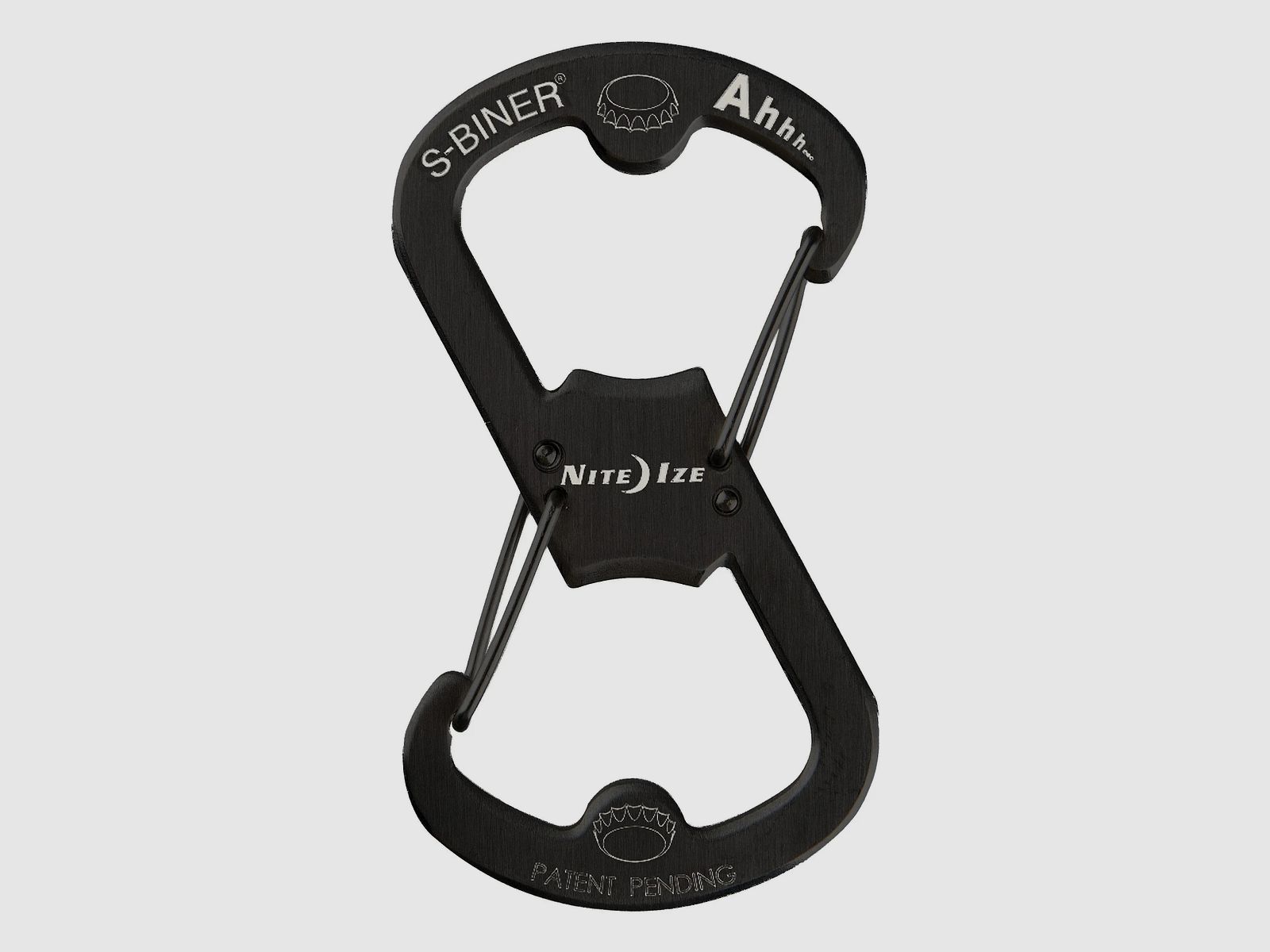 Nite Ize Nite Ize Karabiner Flaschenöffner S-Biner Ahhh Edelstahl schwarz