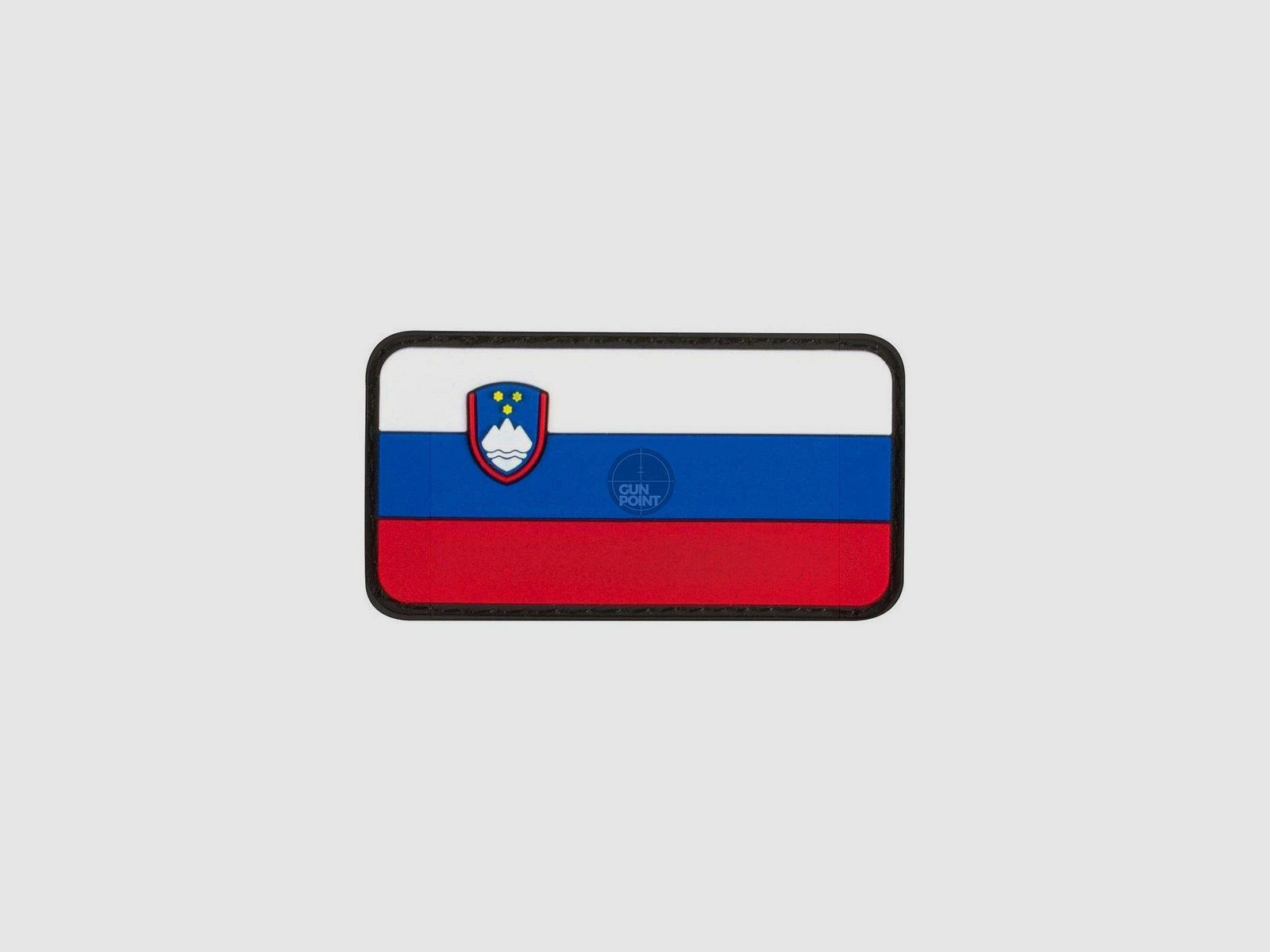 JTG Slovenia Flag Rubber Patch-Multicolor