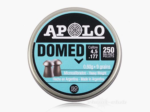 Apolo Domed Diabolo 4,5mm 0,60 g 250 Stk