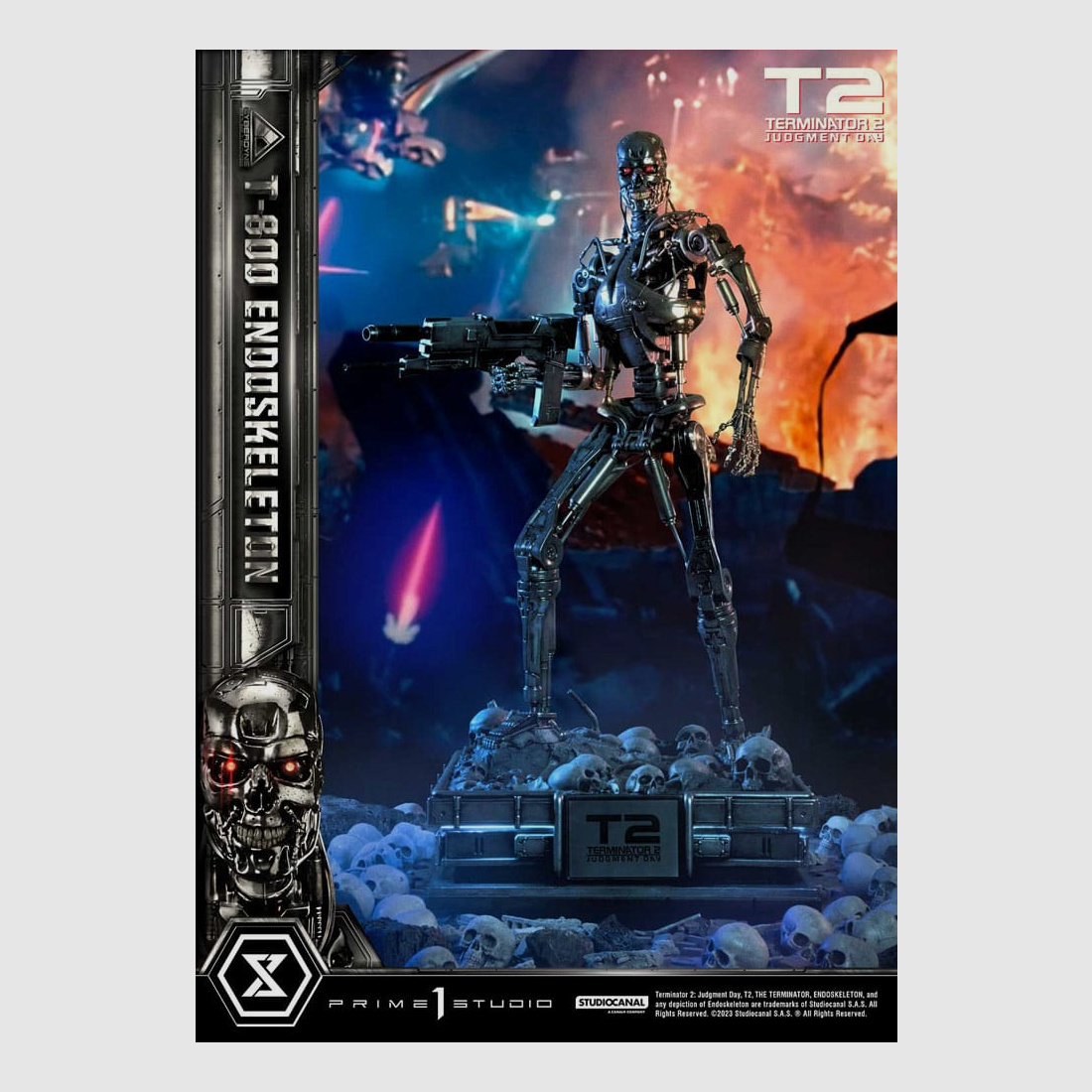 Terminator 2 Museum Masterline Series Statue 1/3 Judgment Day T800 Endoskeleton 74 cm | 42991