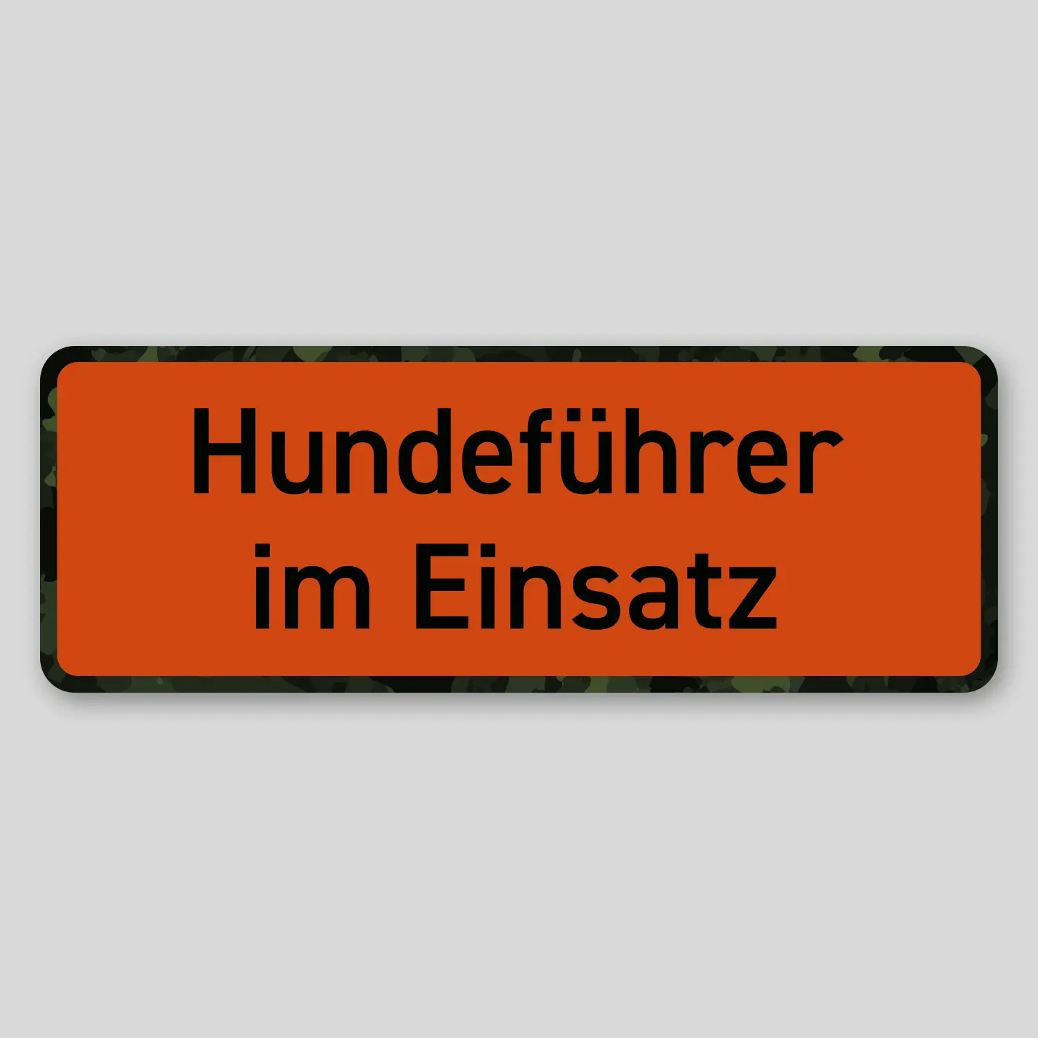 Wilde Hilde Magnetschild Hundeführer