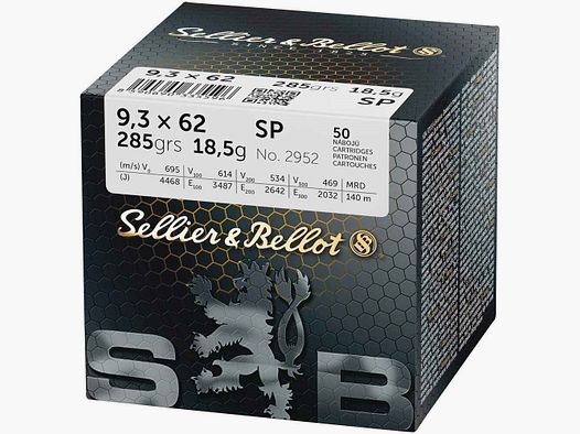 Sellier & Bellot Soft Point - Kal. 9,3x62