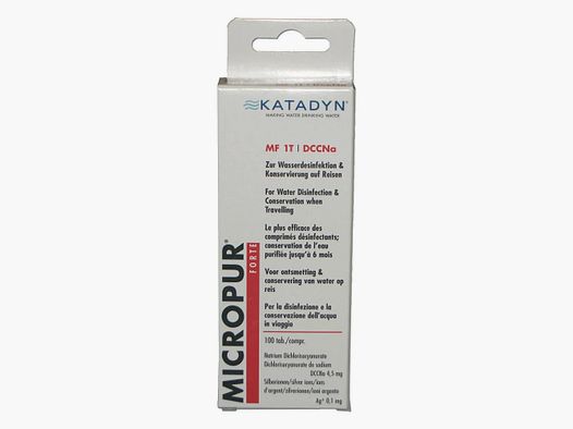 Katadyn Tabletten Micropur Forte MF 1T 100 Stk.