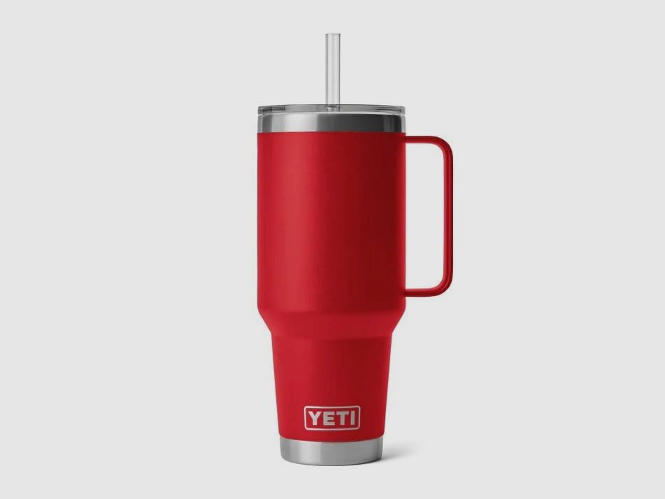 YETI Rambler 42 oz 1,2 L Trinkbecher mit Trinkhalmdeckel