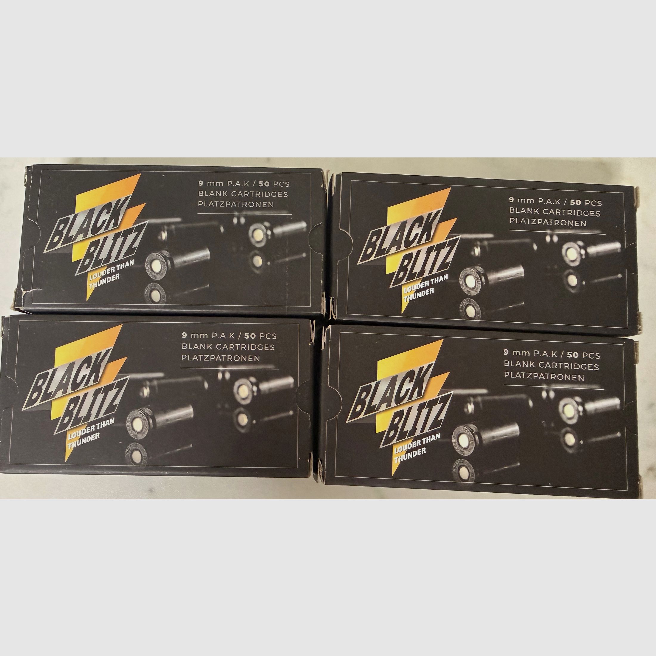 9mm blank cartridges bang PAK blank cartridges