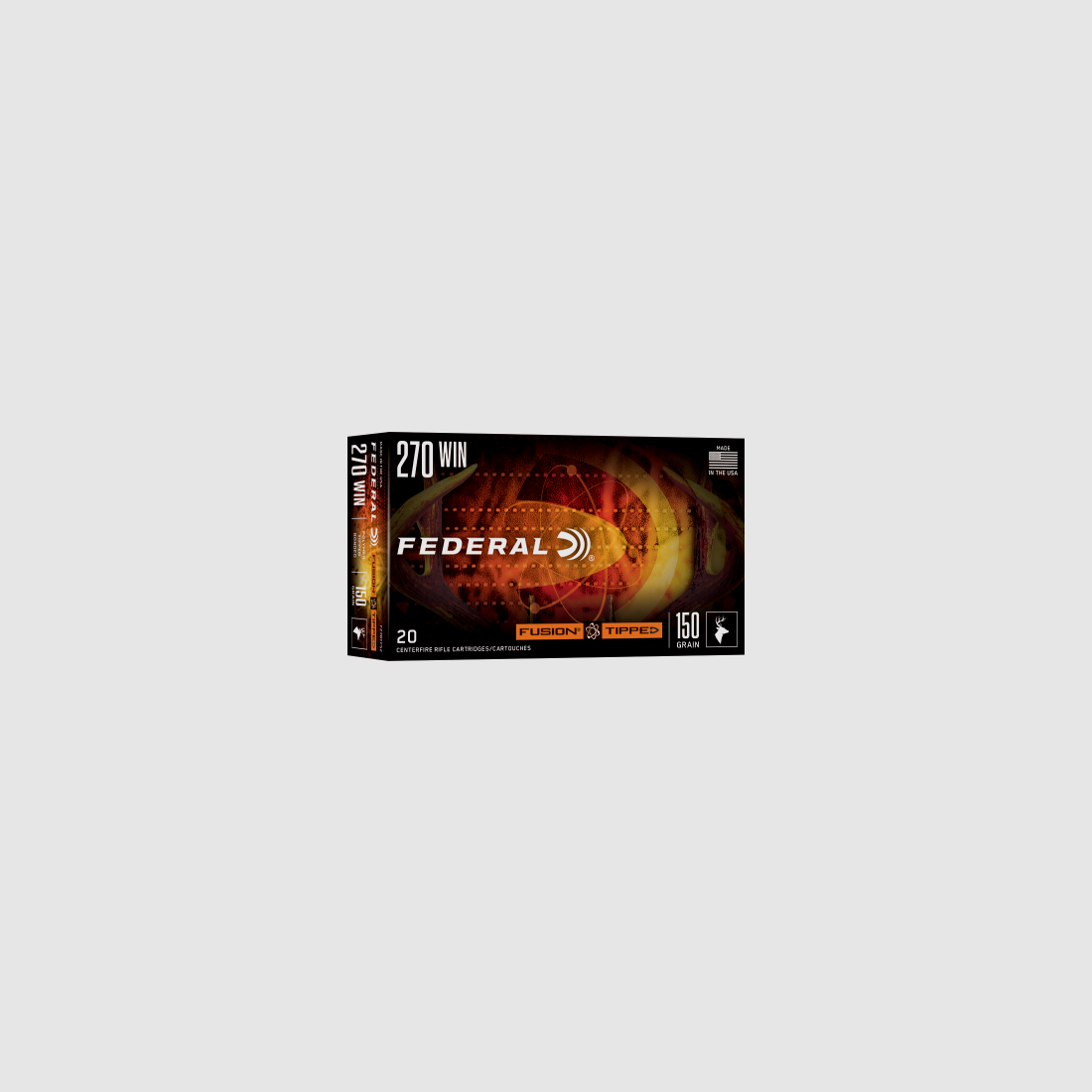 Federal Büchsenmunition .270 Win. 9,70 g / 150 gr Tipped Fusion