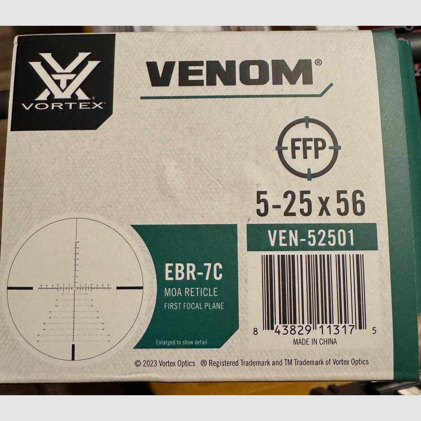 Vortex Venom 5-25x56 FFP EBR-7C MOA Zielfernrohr