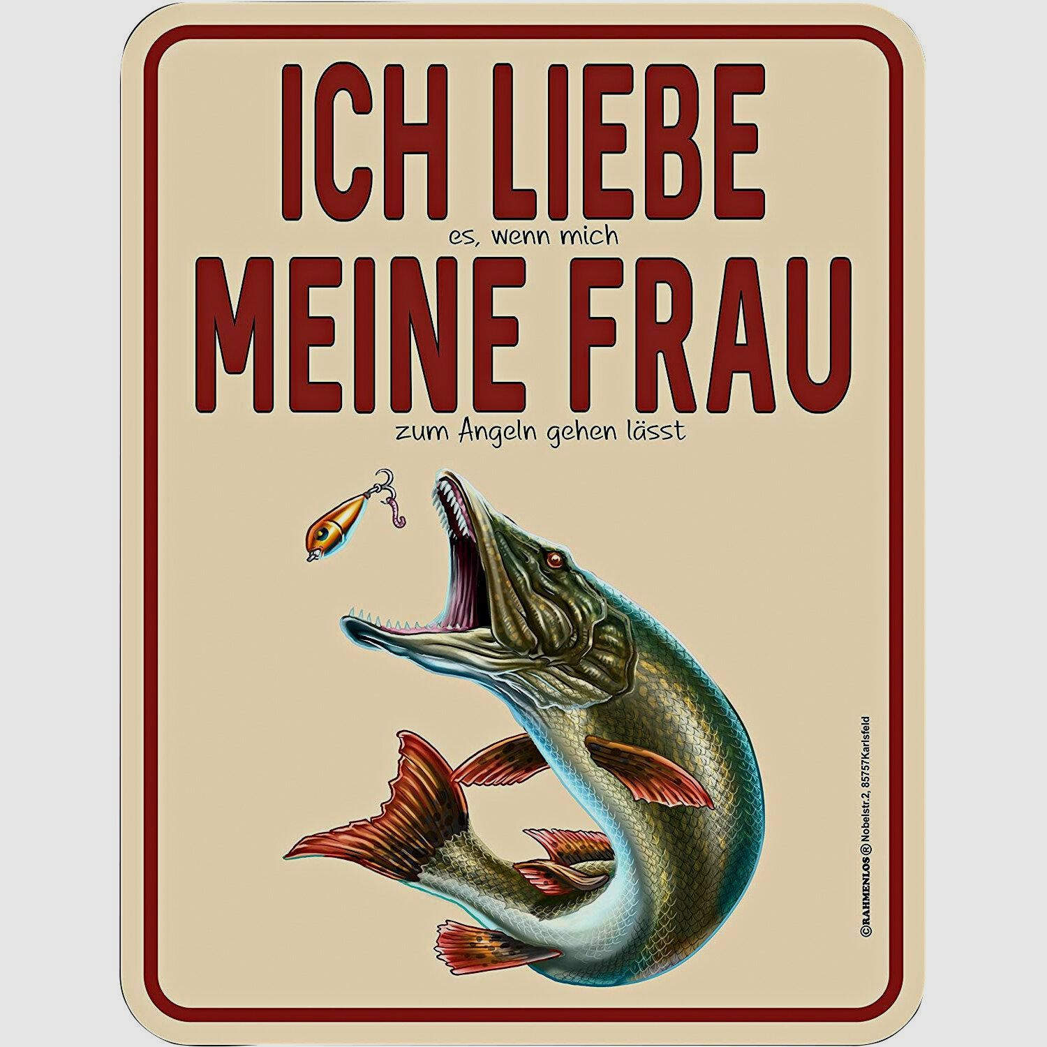Blechschild
