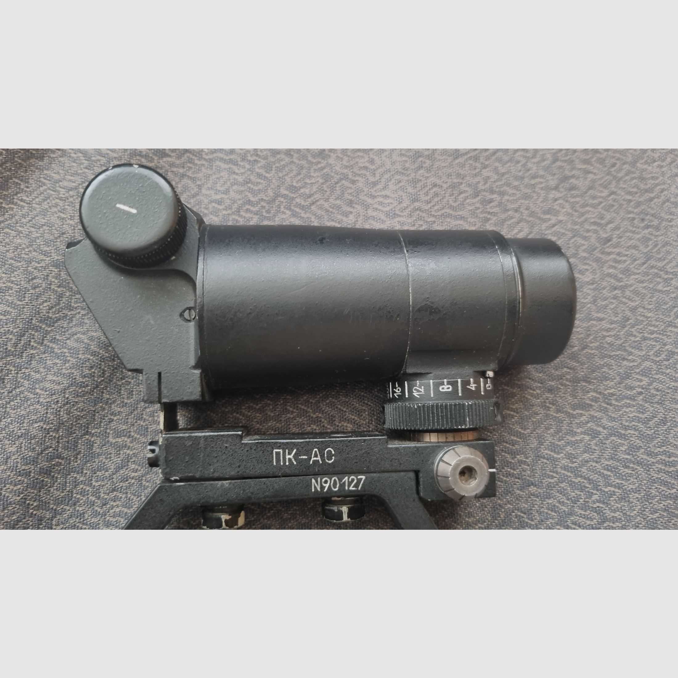 Collimatore russo BelOMO PK-AS per Ak74 Kalashnikov, SVD Dragunov +++ URSS mirino a punto rosso +++