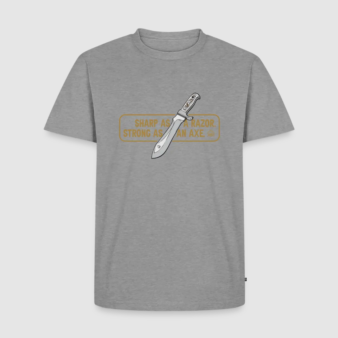 PUMA Men´s Premium T-Shirt "White Hunter Sharp & Strong"